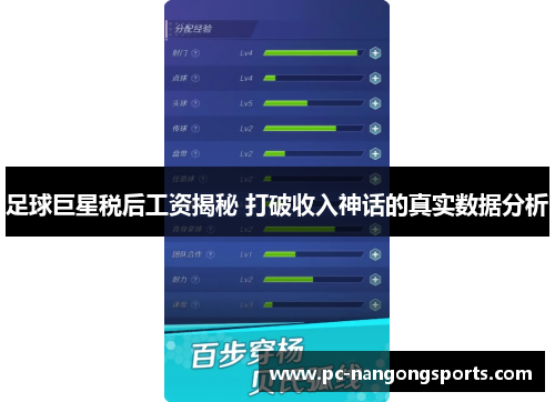 足球巨星税后工资揭秘 打破收入神话的真实数据分析